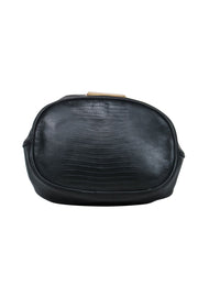 Current Boutique-Marc by Marc Jacobs - Black Textured Leather Drawstring Bucket Bag