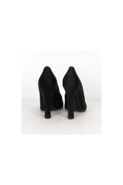 Current Boutique-Marc Jacobs - Black Satin Heart Pumps Sz 9