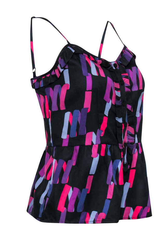 Current Boutique-Marc Jacobs - Printed Ruffle Tank w/ Buttons Sz 2