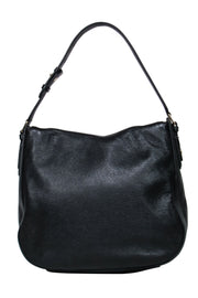 Current Boutique-Marc Jacobs - Black Leather Foldover Purse w/ Gold Hardware