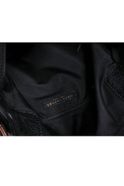 Current Boutique-Marc Jacobs - Black Leather Foldover Purse w/ Gold Hardware