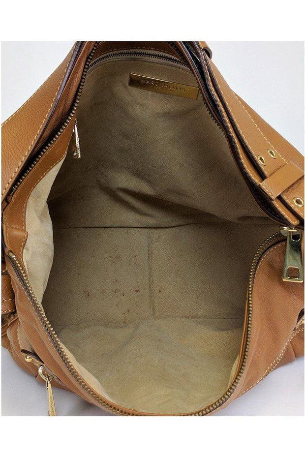 Current Boutique-Marc Jacobs - Brown Shoulder Purse w/ Gold Hardware