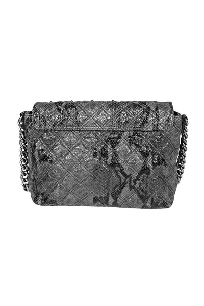Current Boutique-Marc Jacobs - Gray Snakeskin Quilted Bag w/ Studs