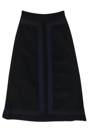Current Boutique-Marc Jacobs - Black Maxi Skirt w/ Blue Accents Sz 4