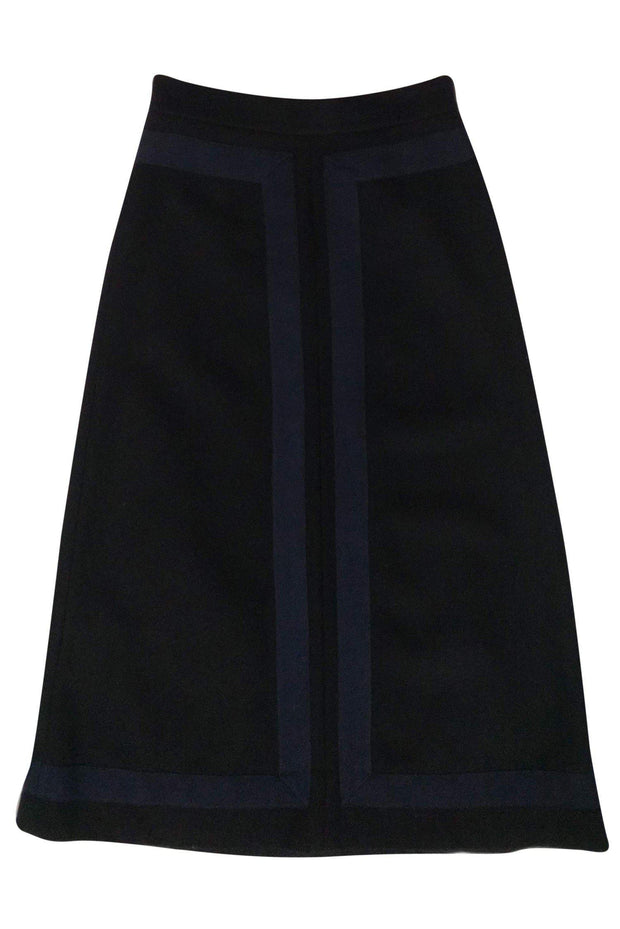Current Boutique-Marc Jacobs - Black Maxi Skirt w/ Blue Accents Sz 4