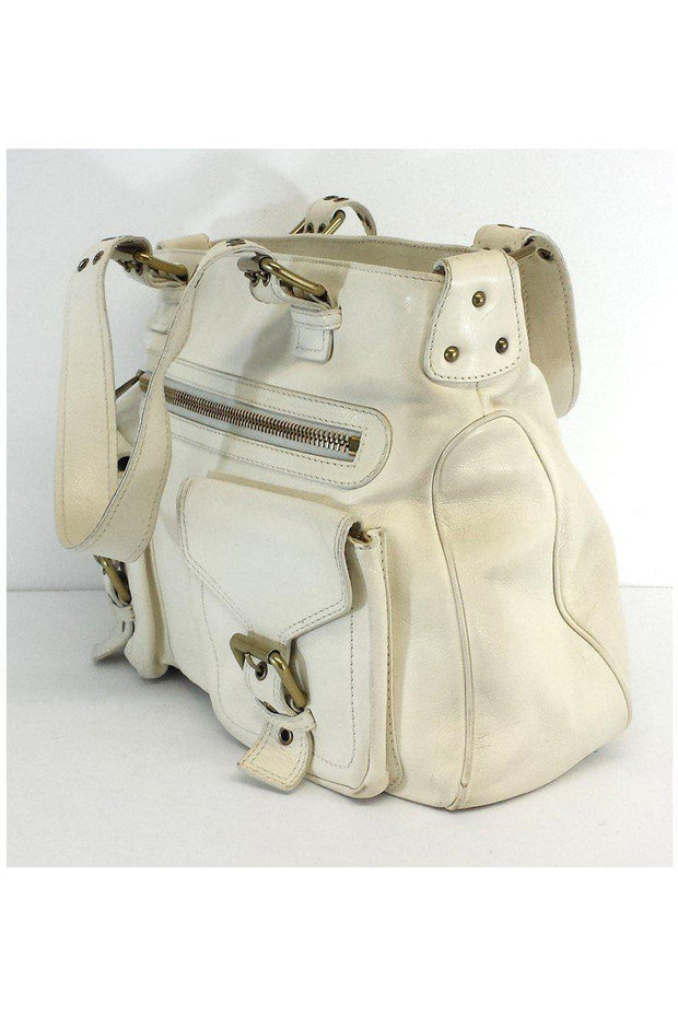 Current Boutique-Marc Jacobs - Limited Edition White Leather Tote Bag