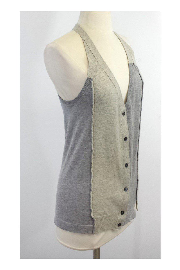 Current Boutique-Marc Jacobs - Grey Knit Sweater Vest Sz S
