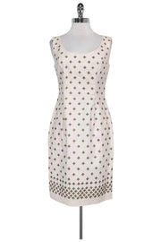 Current Boutique-Marchesa Voyage - Pink & Gold Embellished Sheath Sz 6