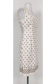 Current Boutique-Marchesa Voyage - Pink & Gold Embellished Sheath Sz 6