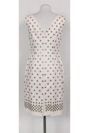 Current Boutique-Marchesa Voyage - Pink & Gold Embellished Sheath Sz 6