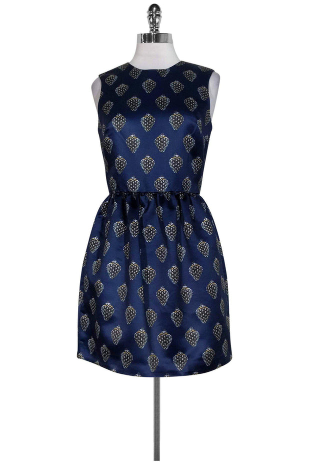 Current Boutique-Markus Lupfer - Navy Jewel Strawberry Vivian Dress Sz S