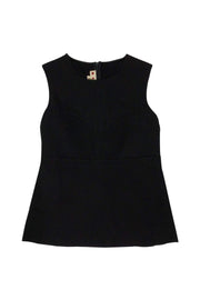 Current Boutique-Marni - Black Peplum Top Sz 2