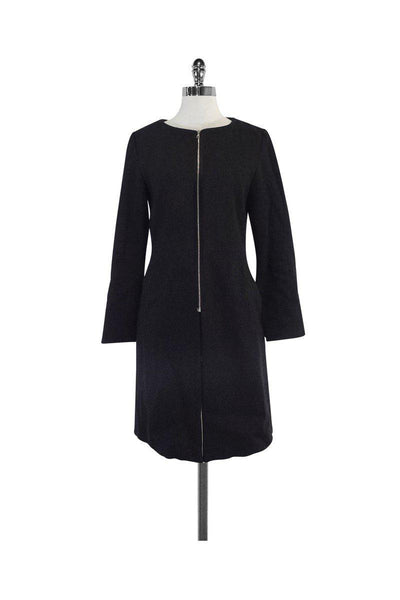 Current Boutique-Marni - Grey Wool Zip Coat Sz 2