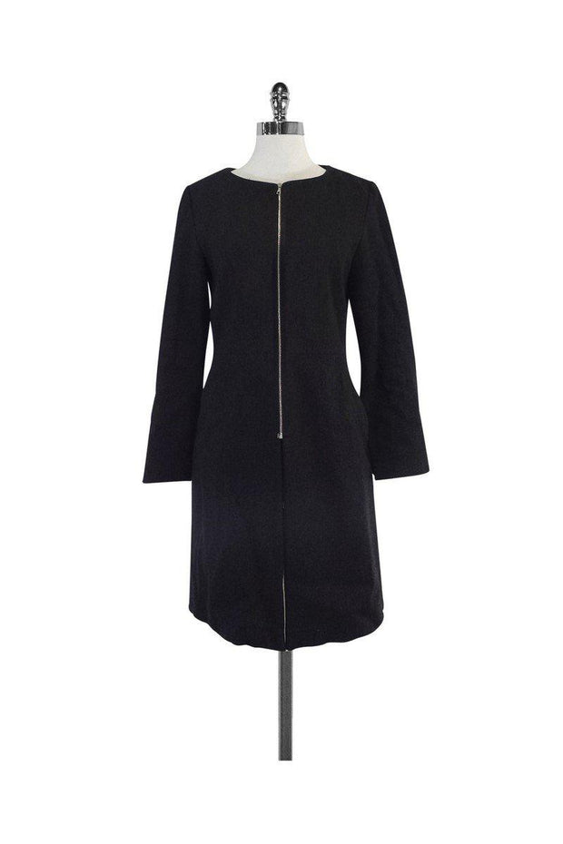 Current Boutique-Marni - Grey Wool Zip Coat Sz 2