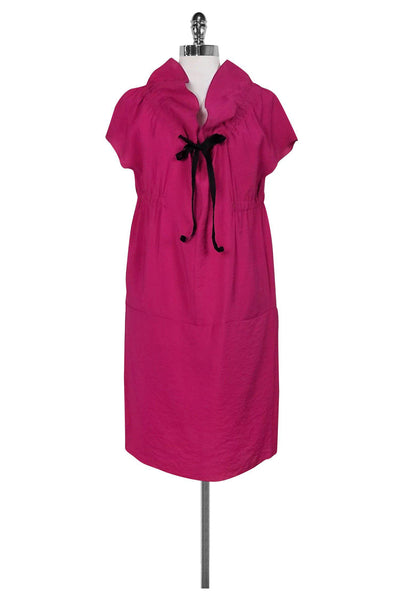 Current Boutique-Marni - Hot Pink Ruffle Dress Sz 4