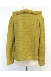 Current Boutique-Marni - Olive Green Silk Blend Jacket Sz 6