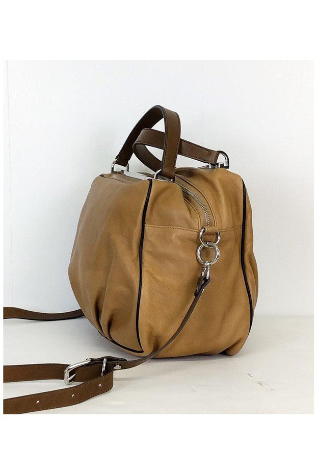 Current Boutique-Marni - Tan Satchel w/ Silver Details