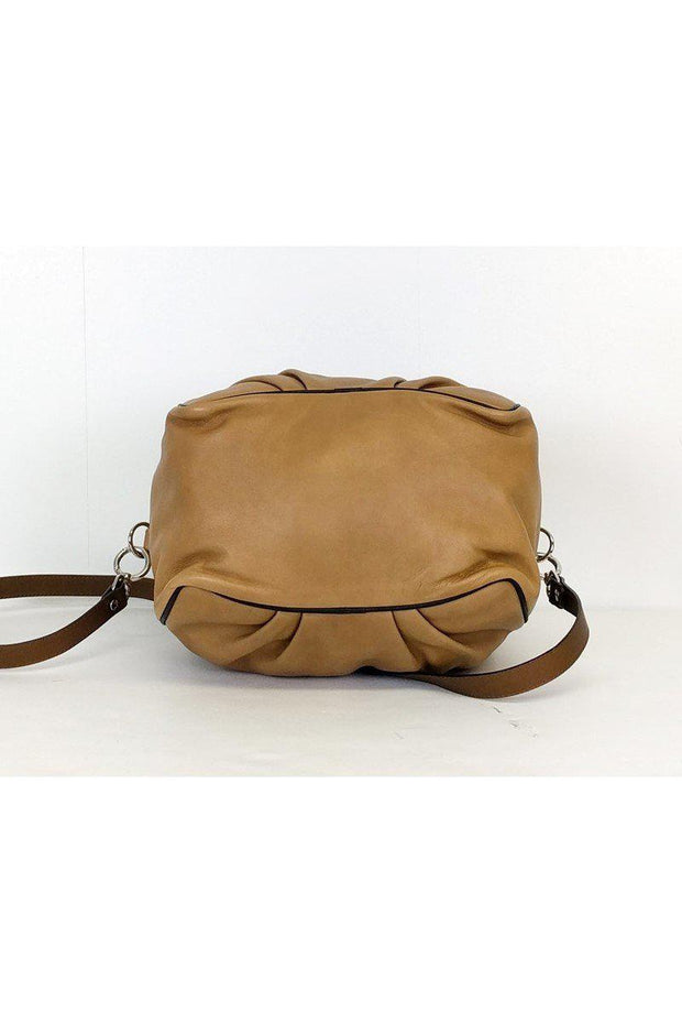 Current Boutique-Marni - Tan Satchel w/ Silver Details