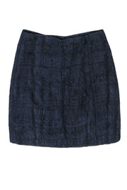 Current Boutique-Marni - Navy Metallic Textured Miniskirt Sz 4