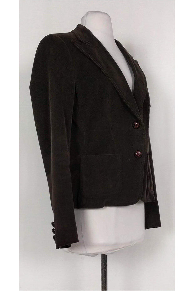 Current Boutique-Max Mara - Brown Corduroy Blazer Sz 6