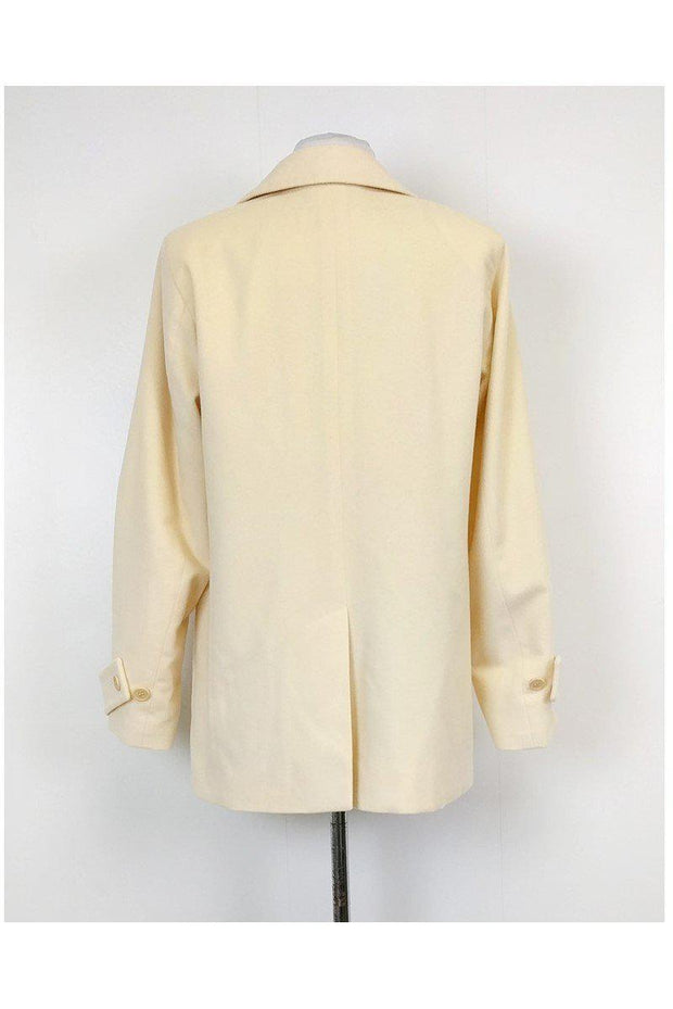 Current Boutique-Max Mara - Cream Wool Jacket Sz 10