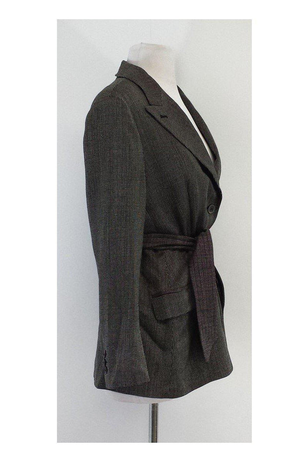 Current Boutique-Max Mara - Black & White Wool Tweed Jacket Sz 8