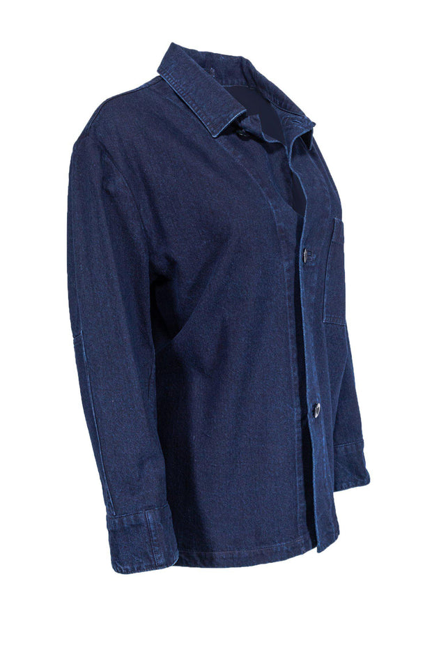 Current Boutique-MHL - Dark Wash Denim Oversized Jacket Sz L