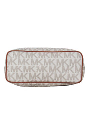 Current Boutique-Michael Kors - Ivory Monogram Large Bucket Bag