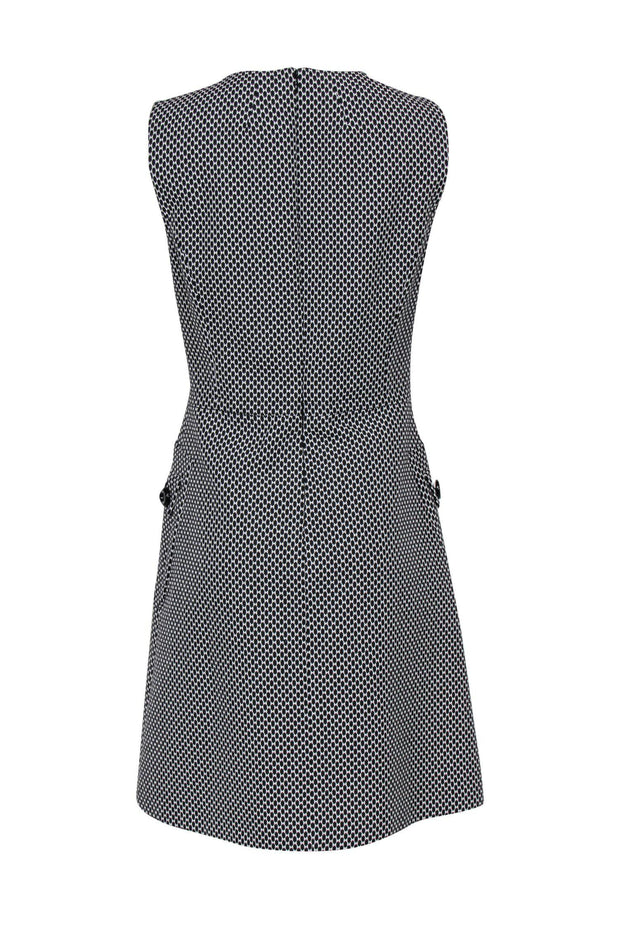 Current Boutique-Michael Kors - Black & White Printed Dress w/ Pockets Sz 10