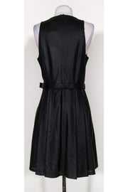 Current Boutique-Michael Kors - Black Perforated Fit & Flare Dress Sz 6