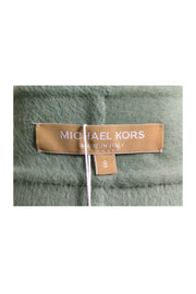 Current Boutique-Michael Kors - Celadon Green Open Cropped Jacket Sz 8