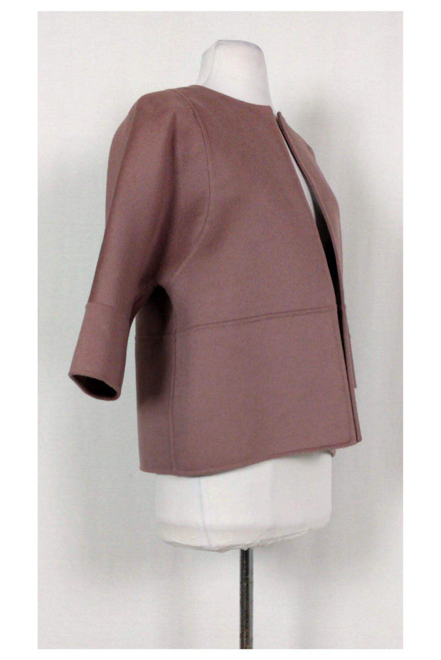 Current Boutique-Michael Kors - Rose Pink Open Cropped Jacket Sz 8