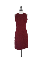 Current Boutique-Michael Kors - Red Crinkle Sleeveless Dress Sz 2
