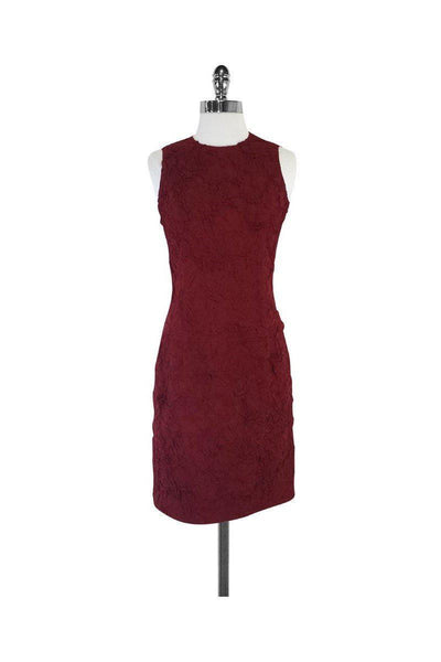 Current Boutique-Michael Kors - Red Crinkle Sleeveless Dress Sz 2