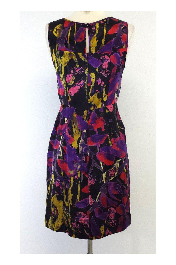 Current Boutique-Milly - Black Multicolor Splatter Print Dress Sz 2