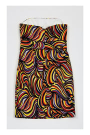 Current Boutique-Milly - Multicolor Strapless Dress Sz 0