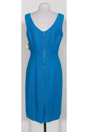 Current Boutique-Milly - Bright Blue Beaded Neckline Dress Sz 6