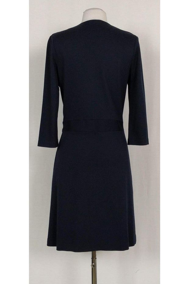 Current Boutique-Milly - Navy Blue V-Neck Dress Sz M