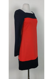 Current Boutique-Milly - Orange & Navy Shift Dress Sz S