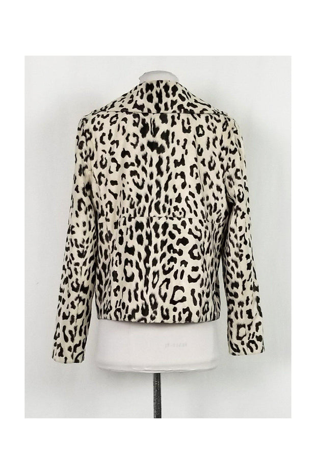 Current Boutique-Milly - Black & White Animal Print Jacket Sz 8