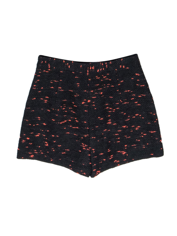 Current Boutique-Milly - Black & Pink High Waisted Boucle Shorts Sz 6