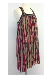 Current Boutique-Missoni - Green, Pink & Black Racerback Tank Dress Sz 8