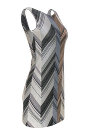 Current Boutique-Missoni - Grey & Beige Metallic Knit Tank Sz 4