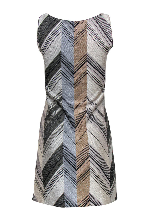Current Boutique-Missoni - Grey & Beige Metallic Knit Tank Sz 4