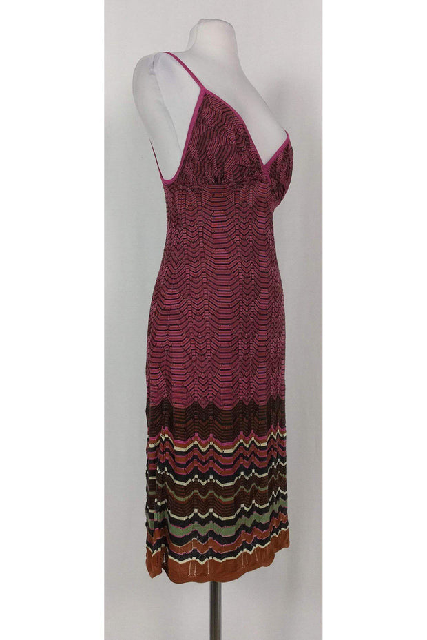 Current Boutique-Missoni - Chevron Print Knit Tank Dress Sz 8