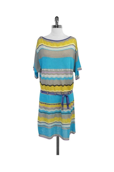 Current Boutique-M Missoni - Multicolor Striped Knit Dress Sz S
