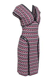 Current Boutique-Missoni - Multicolored Knit Fitted Dress w/ Cutouts Sz S