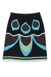 Current Boutique-Missoni - Cool-Toned Merino Wool Blend Knit Skirt Sz 4
