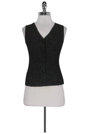 Current Boutique-Missoni - Black Metallic Vest Sz XS