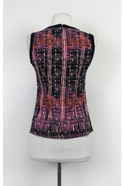 Current Boutique-Nanette Lepore - Black Printed Tank Sz 0